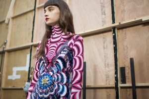 Backstage at Mary Katrantzou RTW Spring 2017