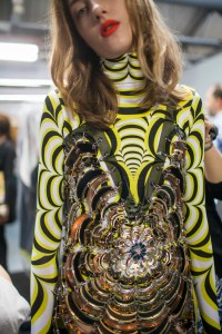 Backstage at Mary Katrantzou RTW Spring 2017