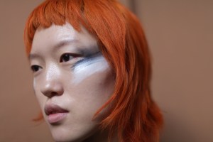 Backstage at Max Mara Spring 2017