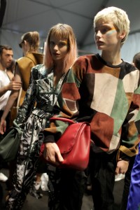 Backstage at Max Mara Spring 2017