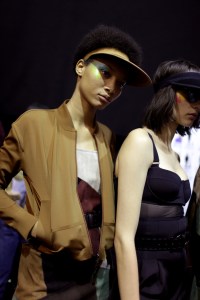 Backstage at Max Mara Spring 2017