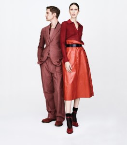Looks from Bottega Veneta's spring collection.