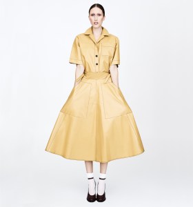 Looks from Bottega Veneta's spring collection.