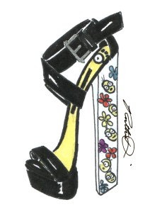 Ruthie Davis' "Pop Star" sandal from the Minions collaboration