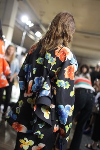 Backstage at MSGM Spring 2017