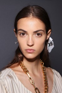 Backstage at Mulberry RTW Spring 2017
