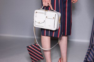 Backstage at Mulberry RTW Spring 2017