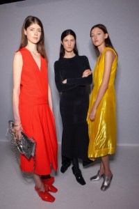 Backstage at Mulberry RTW Spring 2017