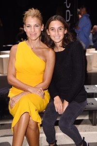 Jessica Seinfeld and Sascha Seinfeld front row at the Narciso Rodriguez Spring show.