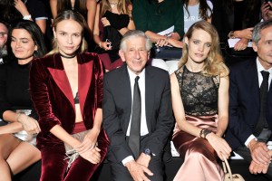 Natasha Poly, Pierre Milchior and Natalia Vodianova