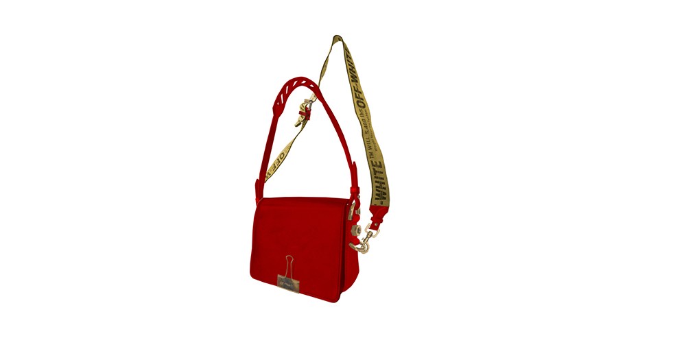 Off-White Binder clip bag