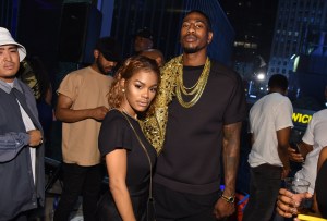 Teyana Taylor and Iman Shumpert at Opening Ceremony Spring 2017 After Party