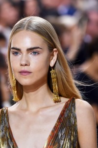 Beauty at Oscar de la Renta RTW Spring 2017