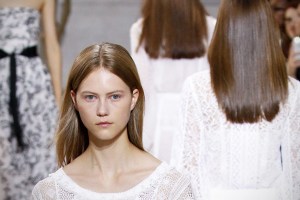 Beauty at Oscar de la Renta RTW Spring 2017