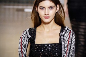 Beauty at Oscar de la Renta RTW Spring 2017