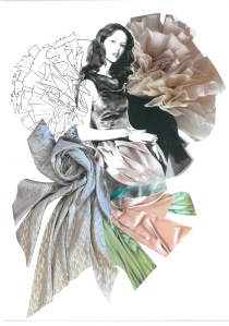 "The designs are elegant, sometimes sexy, and the transparency announces a game of hide-and-seek between the eyes and the thinly veiled skin. A golden tribute to femininity.” — Ingie Chalhoub
