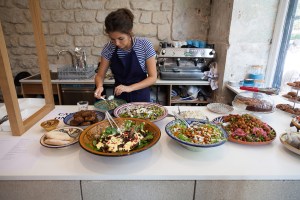 Yotam Ottolenghi-inspired salads at Ima Paris.