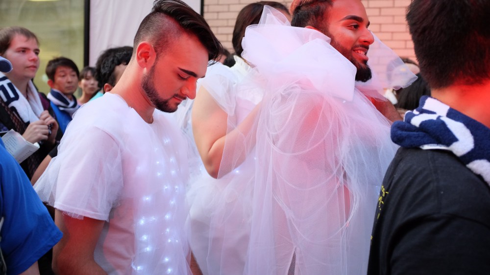 Street style at the Perfume Concert.