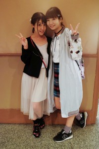 Street style at the Perfume Concert.