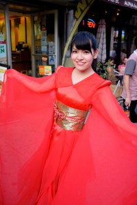 Street style at the Perfume Concert.