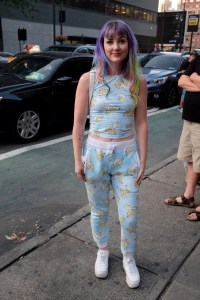 Street style at the Perfume Concert.