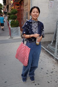 Street style at the Perfume Concert.