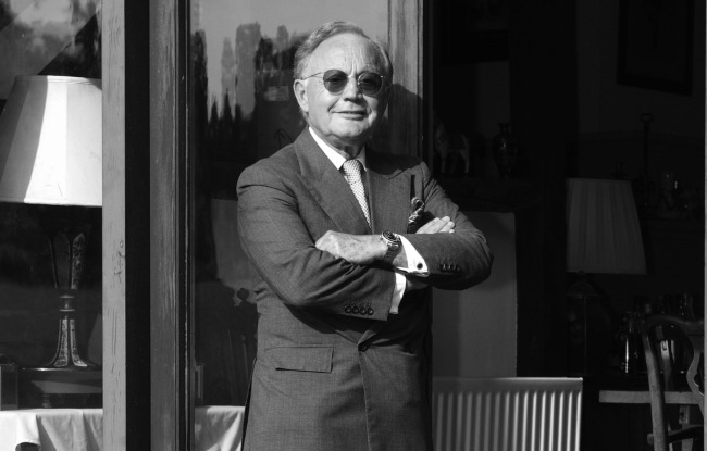 Philip Kingsley at home in Hambleden, 2004.