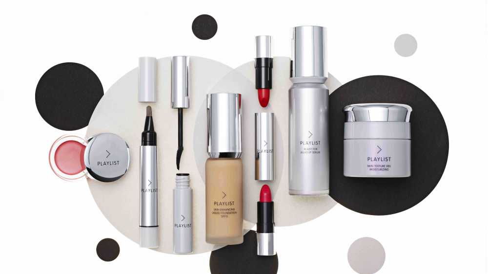 Products from Shiseido's Playlist brand