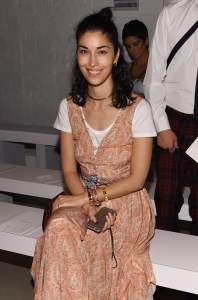 Caroline Issa front row at Prabal Gurung RTW Spring 2017