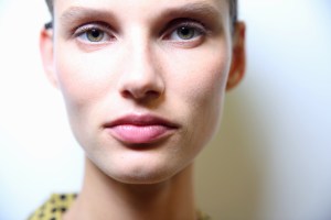 Backstage at Prada Spring 2017