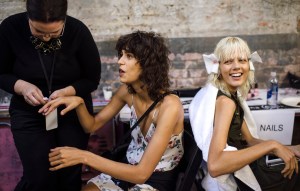 Backstage at Proenza Schouler RTW Spring 2017