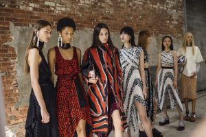 Backstage at Proenza Schouler RTW Spring 2017