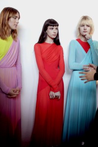Backstage at Emilio Pucci Spring 2017
