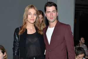 Samantha Gradoville and Sean O'Pry in the front row at Rag & Bone RTW spring 2017.