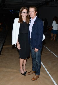 Desiree Gruber and Kyle Maclachlan in the front row at Rag & Bone RTW Spring 2017