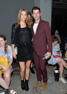Samantha Gradoville and Sean O'Pry in the front row at Rag & Bone RTW Spring 2017