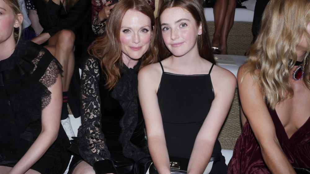 Julianne Moore and Liv Freundlich in the Front Row for Ralph Lauren RTW Spring 2017