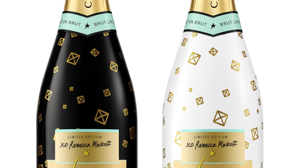 Chandon Bottles designed by Rebecca Minkoff.