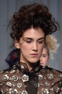 Beauty at Reem Acra RTW Spring 2017