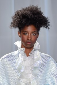 Beauty at Reem Acra RTW Spring 2017