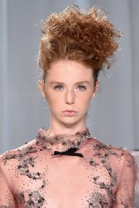 Beauty at Reem Acra RTW Spring 2017