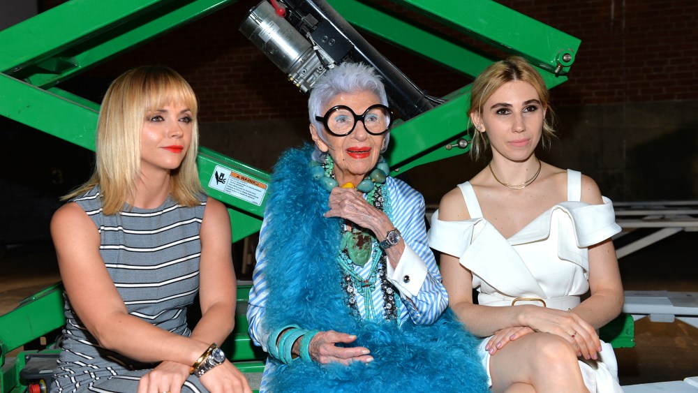 Christina Ricci, Iris Apfel and Zosia Mamet