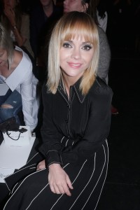Christina Ricci Front Row at Marc Jacobs RTW Spring 2017