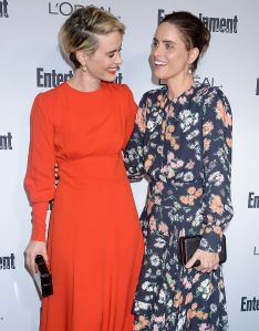 Entertainment Weekly pre-Emmy party Sarah Paulson and Amanda Peet