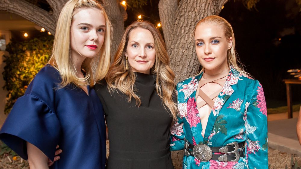 Elle Fanning, Samantha McMillen and Eden XO.