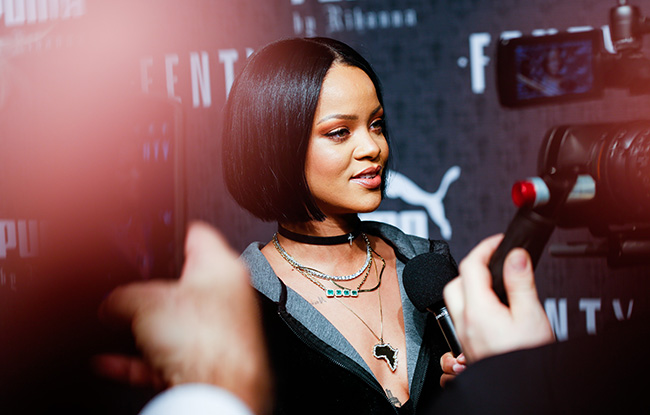 Fenty Puma by Rihanna show, Fall Winter 2016, New York Fashion Week, America - 12 Feb 2016