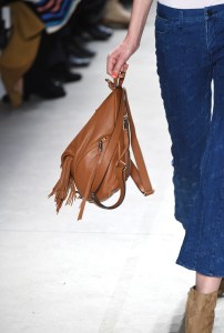 A handbag from Rebecca Minkoff's consumer-facing runway show in February.