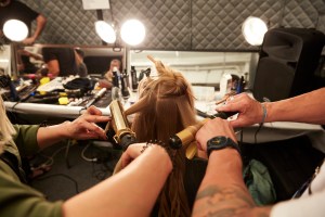 Backstage at Jonathan Simkhai RTW Spring 2017