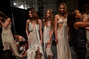 Backstage at Jonathan Simkhai RTW Spring 2017