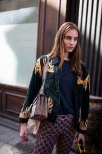 Street style at Paris Fashion Week Spring 2017